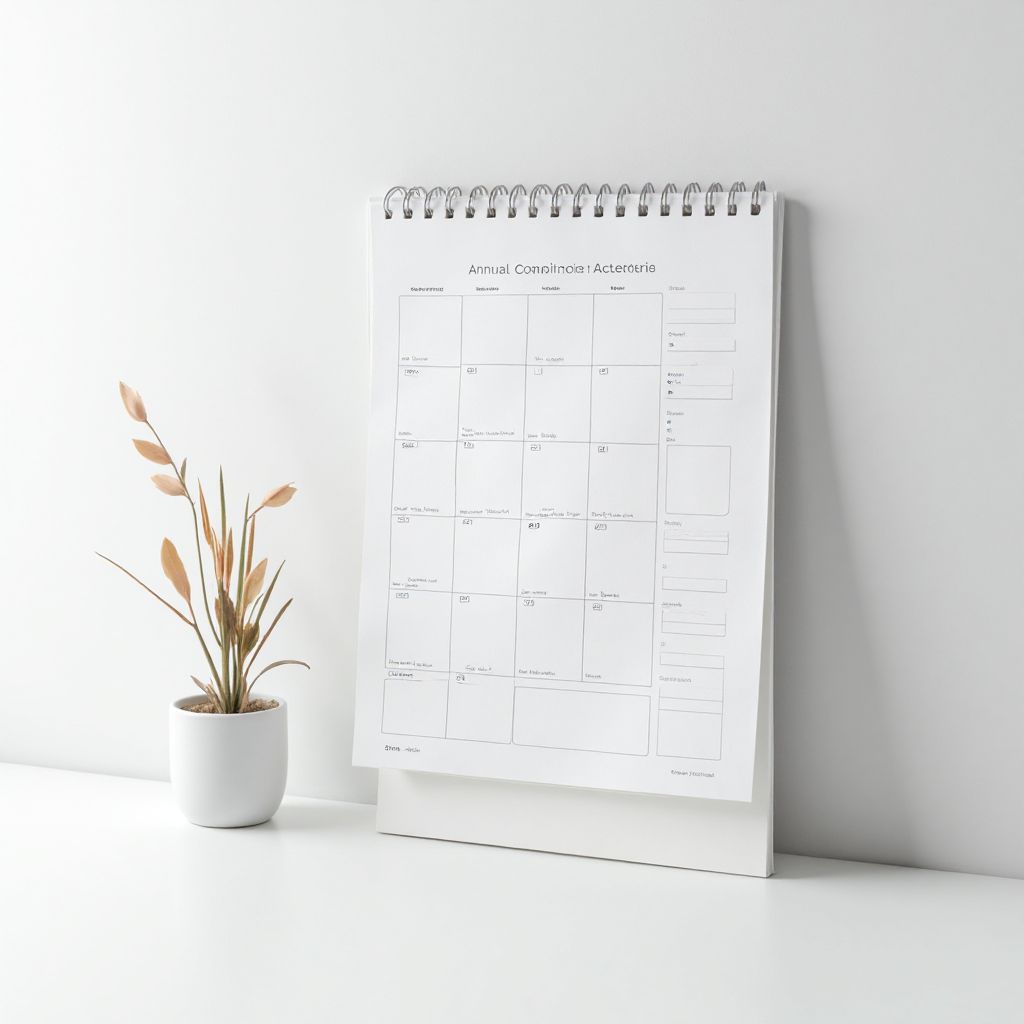 Annual Compliance Calendar & Tracking